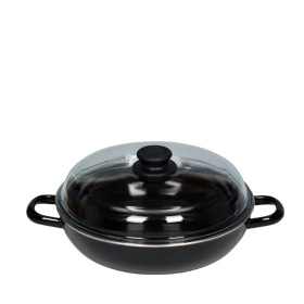Schmorpfanne D20cm hoch+GD  AKTION      SCHWARZ