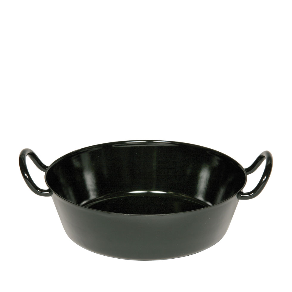 Schnitzelpfanne 24cm schwarz   AKTION