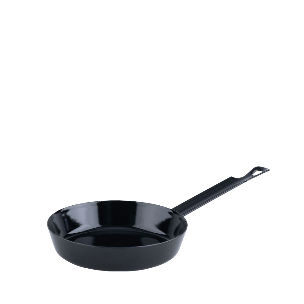 Mini-Emailpfanne 16cm schwarz   AKTION