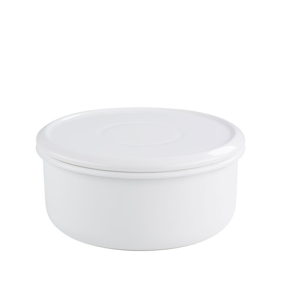 Keksdose m.Deckel 24cm/4,0L        WEISS